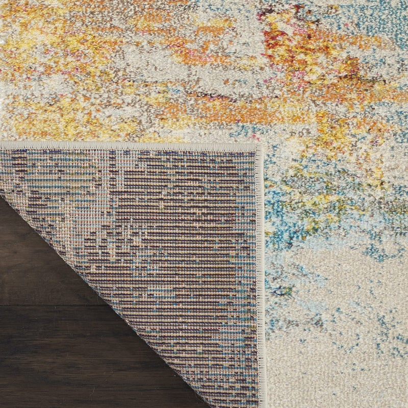 Nourison Home Celestial Sealife 2'2" x 7'6" Area Rug - Easy Clean, Non Shedding, Bed Room, Living Room, Dining Room, Kitchen (8' Runner) - Image 2